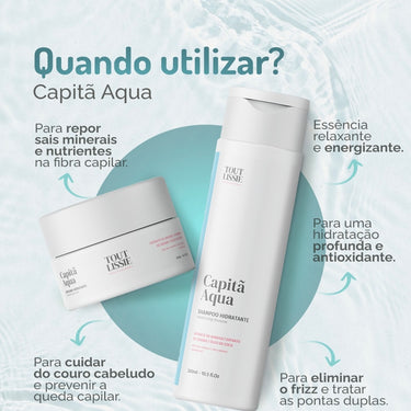 Coleção Capitã Aqua Home Care - Bover Cosmetici - Alisamento Orgânico Brasileiro