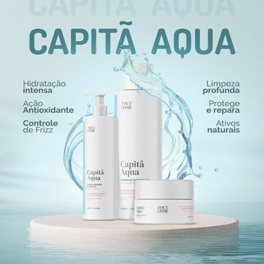 Coleção Capitã Aqua Profissional - Bover Cosmetici - Alisamento Orgânico Brasileiro