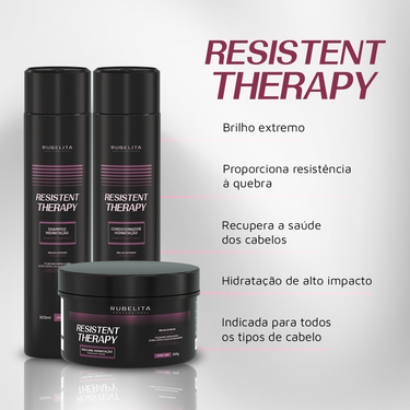 Shampoo Resistent Therapy 300ml - Bover Cosmetici - Alisamento Orgânico Brasileiro