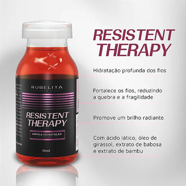 Ampola Resistent Therapy 15ml - Bover Cosmetici - Alisamento Orgânico Brasileiro