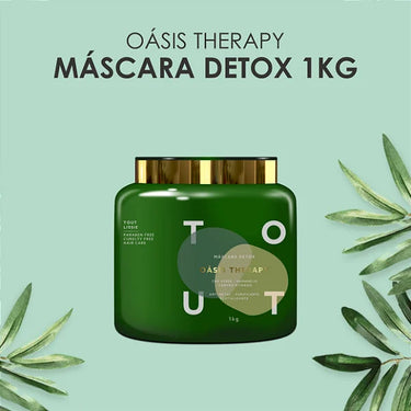 Máscara Capilar Detox Óasis Therapy 1kg - Bover Cosmetici - Alisamento Orgânico Brasileiro