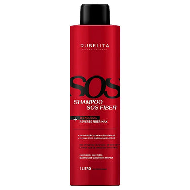 Shampoo SOS Fiber 1L - Bover Cosmetici - Alisamento Orgânico Brasileiro