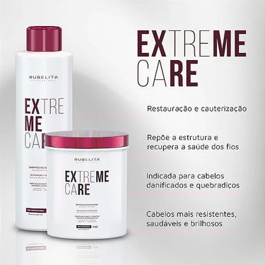 Máscara Capilar Extreme Care 1kg - Bover Cosmetici - Alisamento Orgânico Brasileiro